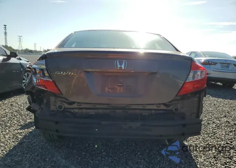 2012 Honda Civic Ex z USA, uszkodzony, nr VIN 19XFB2F83CE320356